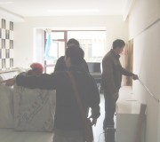 認(rèn)真忙碌的項目經(jīng)理