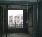 看看整體的吧 陽臺(tái)改廚房  廚房改餐廳