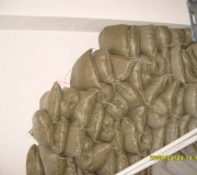 泥工材料堆放處