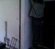 門口的電視背景墻