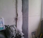 主臥陽臺處線路