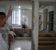 門口鞋柜和廚房