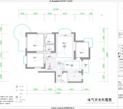 景明花苑電氣開關(guān)圖布置圖