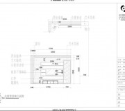 電視背景立面圖