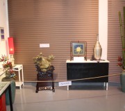 藝術品已經(jīng)擺放置館內(nèi)