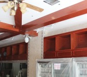 面包房木制品現(xiàn)場(chǎng)木制作展示